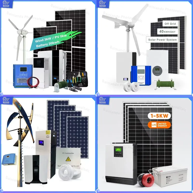 Wind Solar Hybrid Kit - 3KW Zonne-windturbinegenerator 5KW Hybride Controller 48V