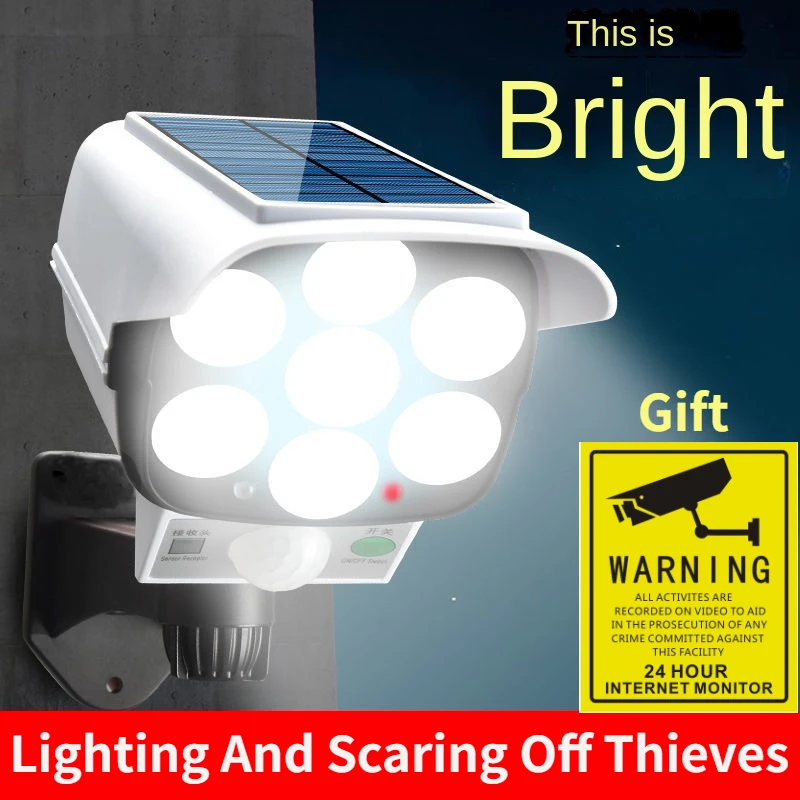 Solar Street Light Led - Outdoor Solar Light Bewegingssensor Beveiliging Dummy