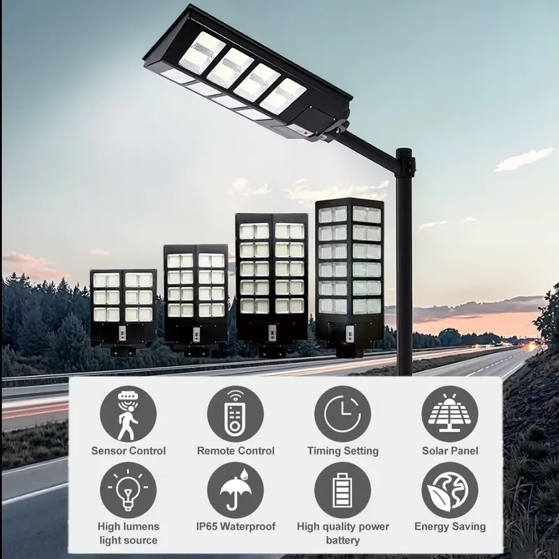 Solar Street Light Led - 9W Solar LED Straatlamp Buiten Bewegingsmelder