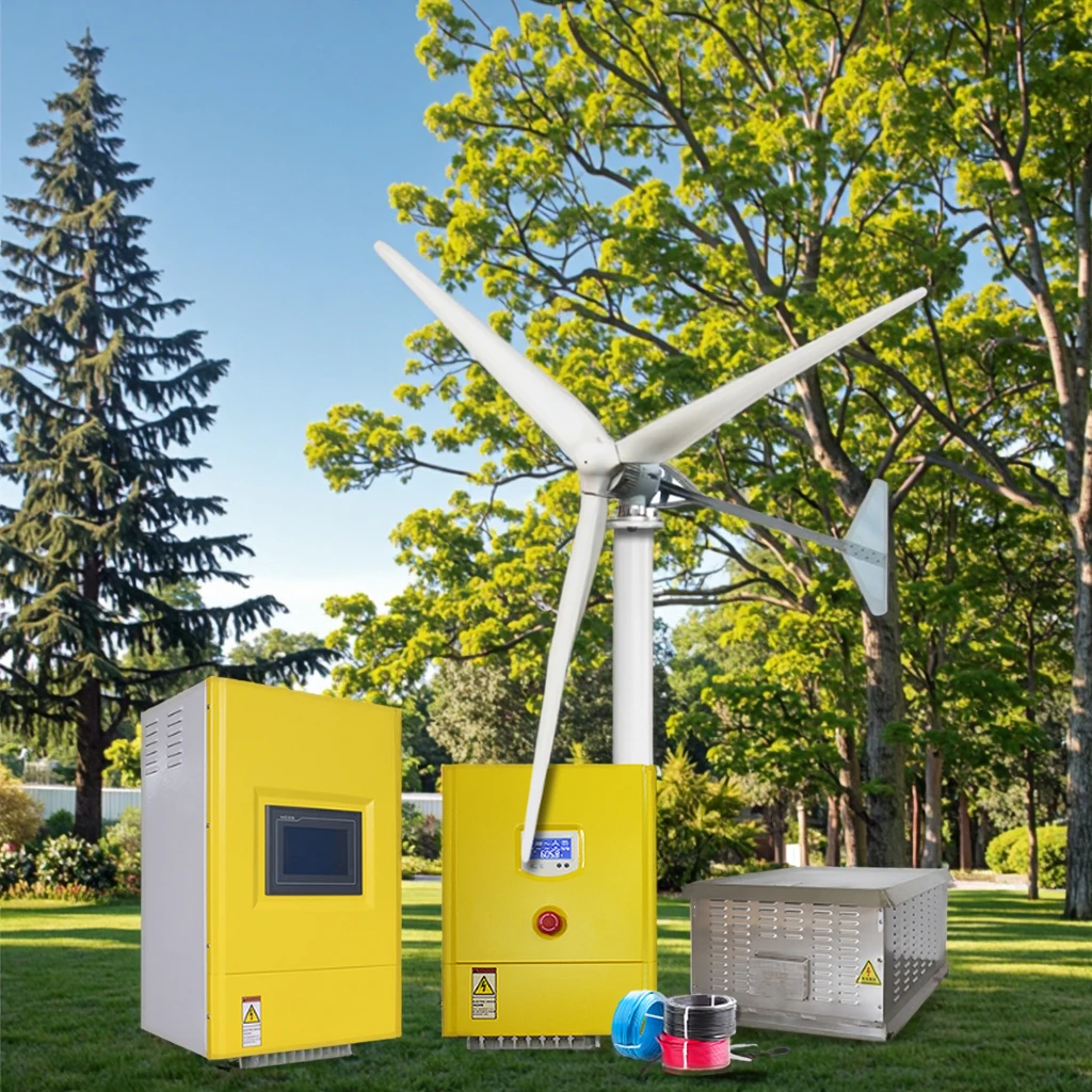Wind Solar Hybrid Kit - 2000W 12V/24V Windturbine Generator Kit voor