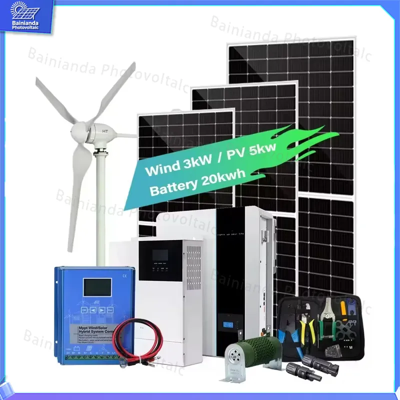 3KW Zonne-windturbinegenerator - Wind Solar Hybrid Kit recensie en prijs