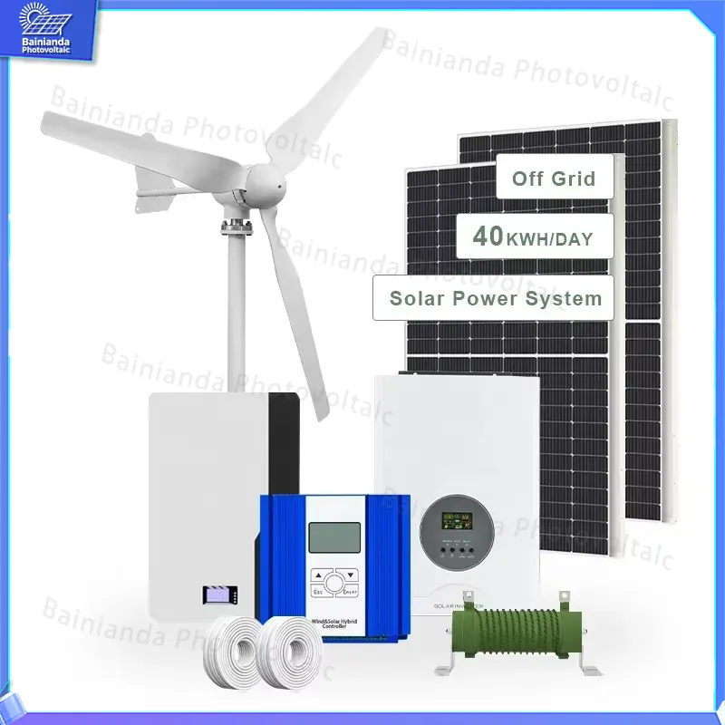 3KW Zonne-windturbinegenerator - Wind Solar Hybrid Kit recensie en prijs