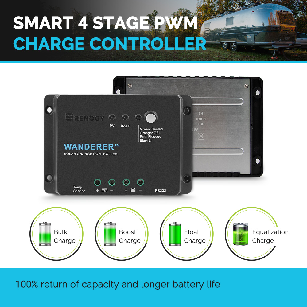 Renogy Wanderer Li 30A 12V PWM - Renogy Controller Wanderer recensie en prijs